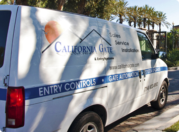 California Gate Service Van